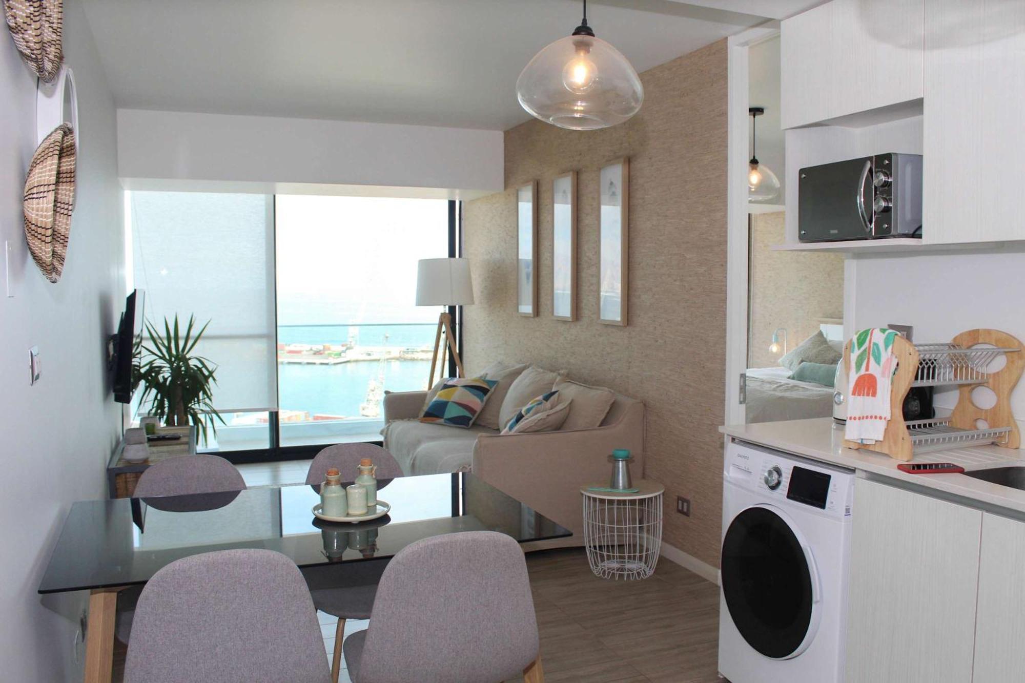 Hom I Top1 Depto Delujo Terraza Vista Al Mar Pnm 0121 Apartment Antofagasta